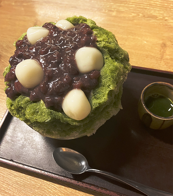 宇治抹茶かき氷